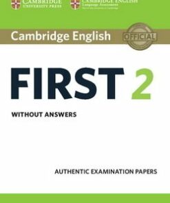 Cambridge English: First (FCE) 2 Student's Book without Answers -  - 9781316502983