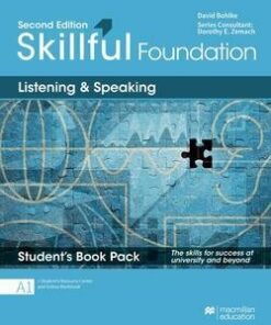 Skillful (2nd Edition) Foundation (Beginner) Listening and Speaking Premium Student's Book Pack - David Bohlke - 9781380010285