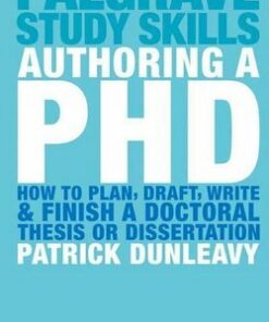 Authoring a PhD; How to Plan