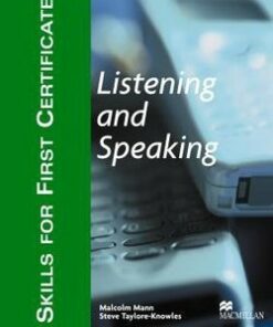 Skills for First Certificate Listening and Speaking Student's Book - Malcolm Mann - 9781405017497