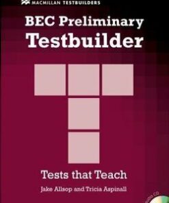 BEC Preliminary Testbuilder with Answer Key and Audio CDs - Jake Allsop - 9781405018333