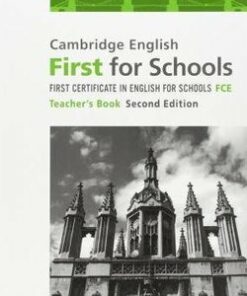 Cambridge English: First for Schools (FCE4S) Practice Tests Teacher's Book - Emea Elt - 9781408096017