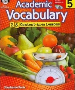 Academic Vocabulary Level 5: 25 Content Area Lessons - Paris