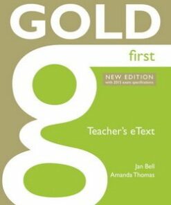 Gold First (New Edition) ActiveTeach (Interactive Whiteboard Software) - Jan Bell - 9781447907121