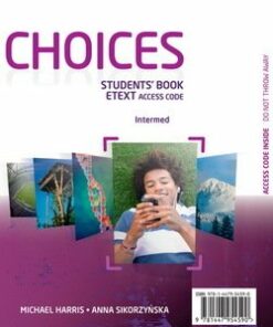 Choices Intermediate Student's (eText) - Michael Harris - 9781447954590