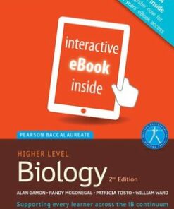 Pearson Baccalaureate: Biology for the IB Diploma (2nd Edition) Higher Level eBook Only Edition (Internet Access Code Card) - Patricia Tosto - 9781447959014