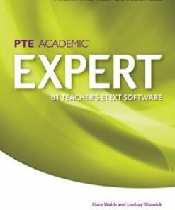 Pearson Test of English Academic (PTE) Academic B1 Expert Teacher's eText Disc for Interactive Whiteboard (IWB) (Includes Teacher's Resources) - Clare Walsh - 9781447961864