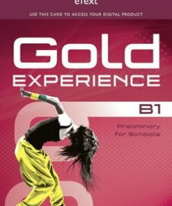Gold Experience B1 Preliminary for Schools eText Student's Book (Internet Access Code Card) - Carolyn Barraclough - 9781447973966