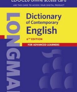 Longman Dictionary of Contemporary English (6th Edition) Single User 1 Year Internet Access Card -  - 9781447981589
