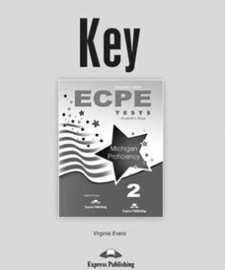 ECPE 2 Tests for the Michigan Proficiency Answer Key -  - 9781471502194
