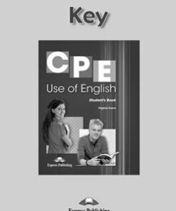 CPE Use of English 1 Answer Key - Evans