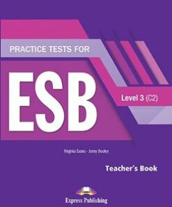 Practice Tests for ESB 3 (C2) (Revised Edition) Teacher's Book with DigiBooks App -  - 9781471579431