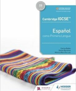 Cambridge IGCSE Spanish as a First Language Student's Book - Simon Barefoot - 9781510478534