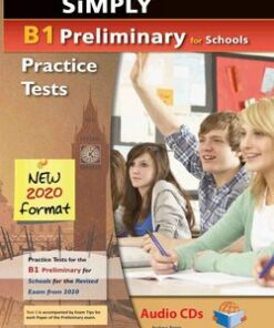 Simply B1 Preliminary for Schools (PET4S) (2020 Exam) 8 Practice Tests Audio CDs -  - 9781781646403