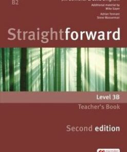 Straightforward (2nd Edition - Combo Split Edition) 3 (B2 / Upper Intermediate) 3B Teacher's Book with Class Audio CD - Jim Scrivener - 9781786320551