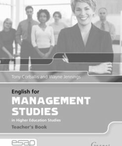 English for Management Studies in Higher Education Studies Teacher's Book - Tony Corballis - 9781859644416