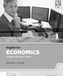 English for Economics in Higher Education Studies Teacher's Book - Mark Roberts - 9781859644492