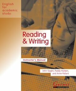 English for Academic Study (American Edition) Reading & Writing Teacher's Book - John Slaght - 9781859645741