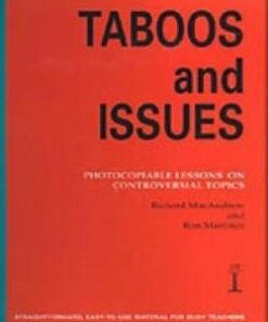 Taboos and Issues - Photocopiable Lessons on Controversial Topics - Richard MacAndrew - 9781899396412