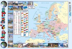 Map of Europe Poster - Don Cunningham - 9781904217053