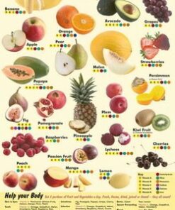 Fruit 5 A Day Poster -  - 9781906707101