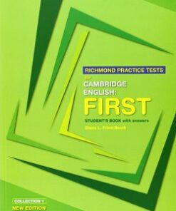 Richmond Practice Tests for Cambridge English: First (FCE) Student's Book with Answers - Diana L. Fried-Booth - 9788466820257