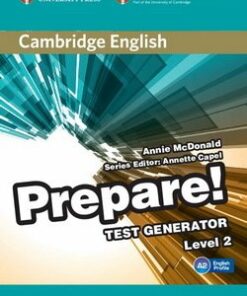 Cambridge English Prepare! 2 Test Generator CD-ROM - Annie McDonald - 9788490361733