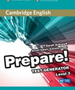 Cambridge English Prepare! 3 Test Generator CD-ROM - Sarah Ackroyd - 9788490363379