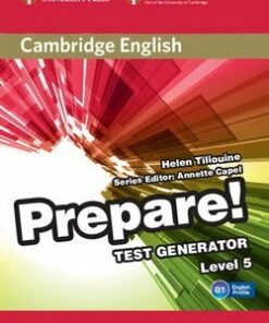 Cambridge English Prepare! 5 Test Generator CD-ROM - Helen Tiliouine - 9788490369227