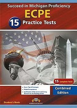 Succeed in Michigan ECPE (Combined Edition - Volumes 1 & 2 ) 15 Practice Tests Student's Book -  - 9789604139323