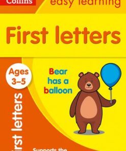 First Letters Ages 3-5 (Collins Easy Learning Preschool) - Collins Easy Learning - 9780008387884