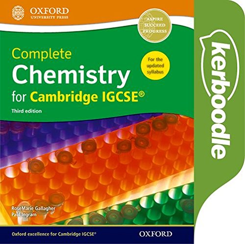 Complete Chemistry for Cambridge IGCSE® Kerboodle: Online Practice and Assessment - Samantha Thompson - 9780198310372