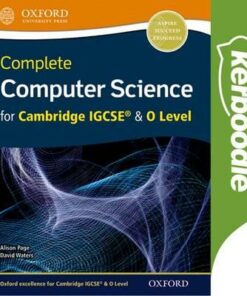 Complete Computer Science for Cambridge IGCSE® & O Level Kerboodle -  - 9780198376699