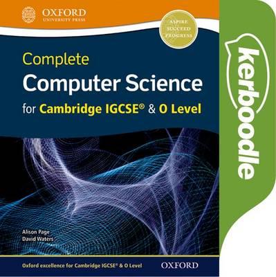 Complete Computer Science for Cambridge IGCSE® & O Level Kerboodle -  - 9780198376699