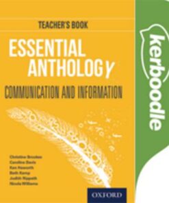 Essential Anthology: Communication and Information Kerboodle Student Book - Christine Brookes - 9781408523650
