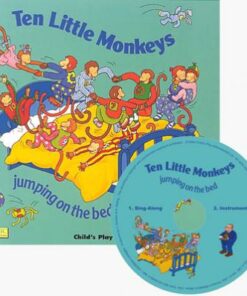 Classic Books with Holes Soft Cover with CD: Ten Little Monkeys - Tina Freeman - 9781846433863