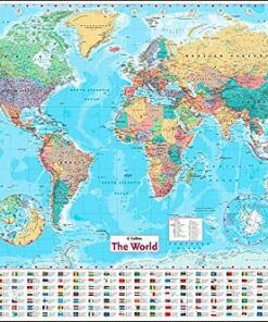 Collins World Wall Paper Map - Collins Maps - 9780008211585