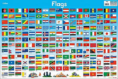 Collins Children's Poster: Flags - Steve Evans - 9780008304799
