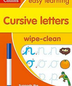 Cursive Letters Age 3-5 Wipe Clean Activity Book: Prepare for Preschool with easy home learning (Collins Easy Learning Preschool) - Collins Easy Learning - 9780008335830