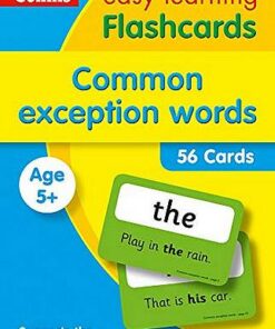 Common Exception Words Flashcards: Prepare for school with easy home learning (Collins Easy Learning KS1) - Collins Easy Learning - 9780008335854