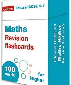 Edexcel GCSE 9-1 Maths Higher Revision Cards: For the 2020 Autumn & 2021 Summer Exams (Collins GCSE Grade 9-1 Revision) - Collins GCSE - 9780008359737