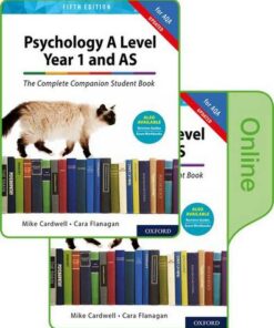 The Complete Companions for AQA Year 1 and AS Psychology Student Book Print and Online Book pack - Mike Cardwell - 9780198494287
