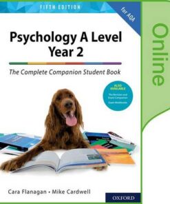 The Complete Companion for AQA Psychology A Level Year 2 and AS Student Book Online - Mike Cardwell - 9780198494331
