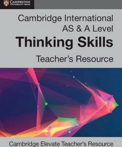 Cambridge International AS and A Level Thinking Skills Cambridge Elevate Teacher's Resource - Ruth Matthews - 9781108457705