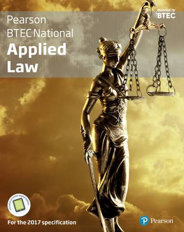 BTEC National Applied Law Student Book + Activebook: For the 2017 specifications - Ann Summerscales - 9781292193533