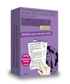 Revise Edexcel GCSE (9-1) History: The American West Revision Cards: with free online Revision Guide and Workbook -  - 9781292257402