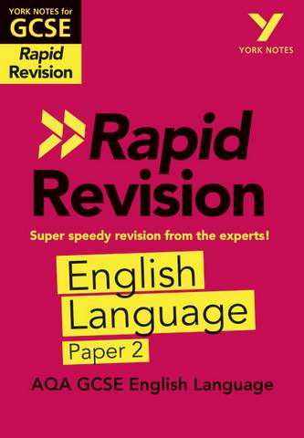 York Notes for AQA GCSE (9-1) Rapid Revision: AQA English Language Paper 2 - Emma Scott-Stevens - 9781292270951