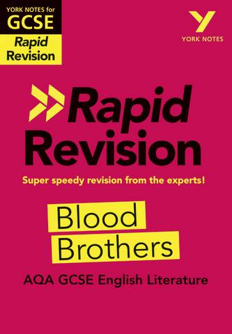 York Notes for AQA GCSE (9-1) Rapid Revision: Blood Brothers - Emma Slater - 9781292270999