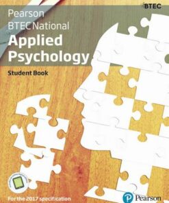 BTEC National Applied Psychology Student Book + Activebook - Susan Harty - 9781292277554