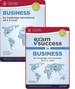 Business for Cambridge International AS and A Level: Student Book & Exam Success Guide Pack - Catherine Dolan - 9781382009751